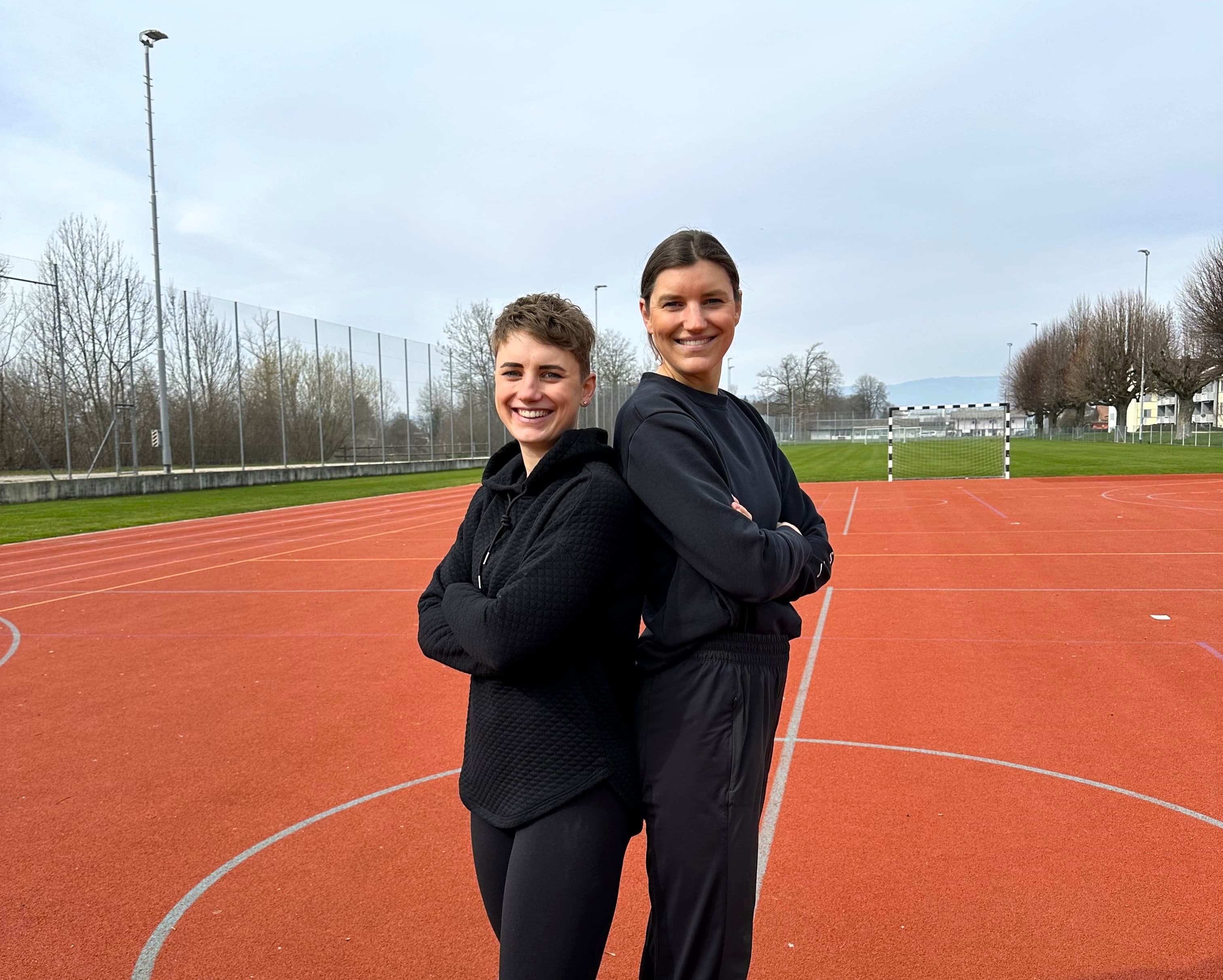 Die beiden Gründerinnen von TrackAthlete: Michèle und Nicole Ritter